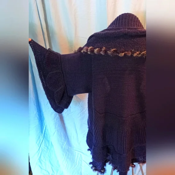 Pretty Angel Cashmere Blend Sweater In Oversized Large - Picture 7 of 11